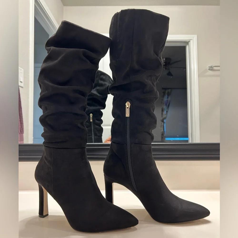 Jessica Simpson Nulie Black Knee-High Boots size 8.5 - Picture 10 of 12